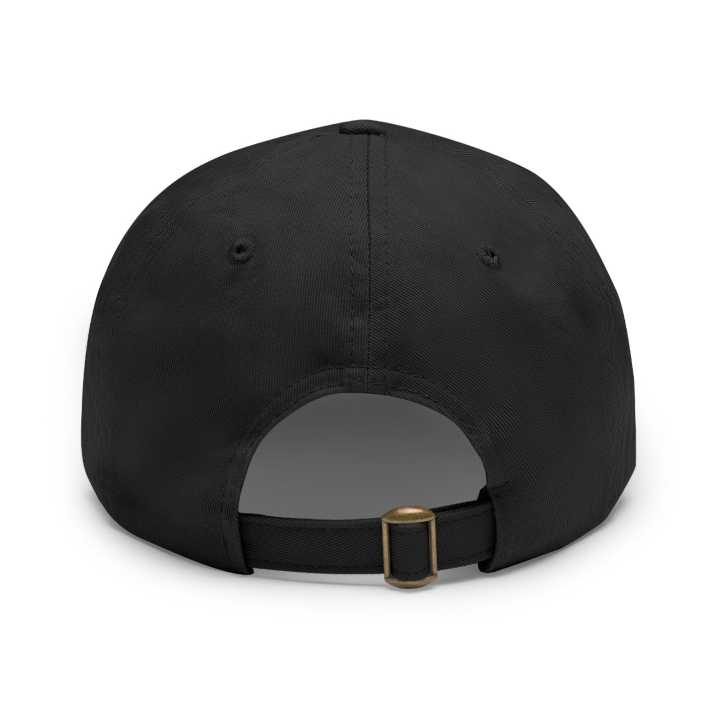 ASSADI Leather Patch Hat (Black)