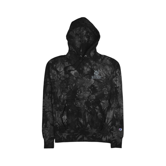 Alien Bubblegum Tie-Dye Hoodie – Embroidered Champion® Edition